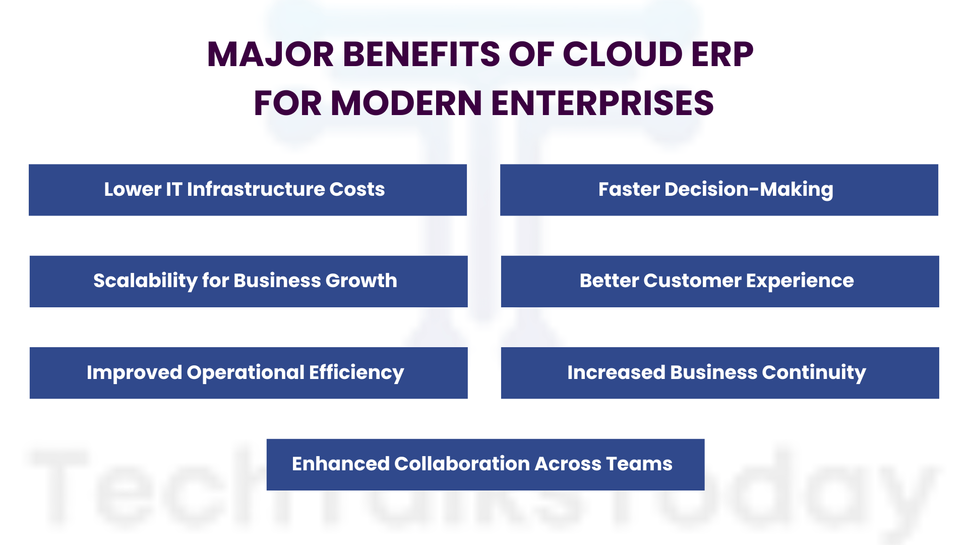 Benefits of Cloud ERP