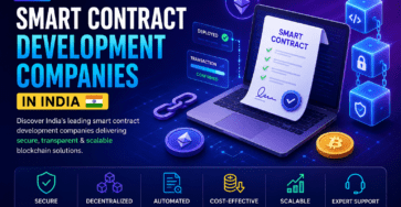 Top Smart Contract Development Companies in India – Blockchain Development Banner