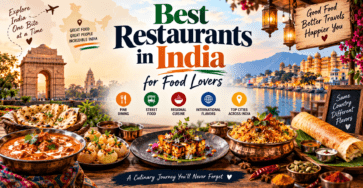Best Restaurants in India for Food Lovers – Indian cuisine, fine dining, street food, and regional dishes