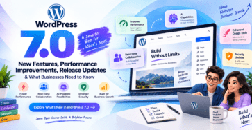 WordPress 7.0 new features, performance improvements, AI capabilities, security updates, and business growth