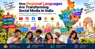How regional languages are transforming social media in India with multilingual content, creators, social platforms, and a connected digital audience.